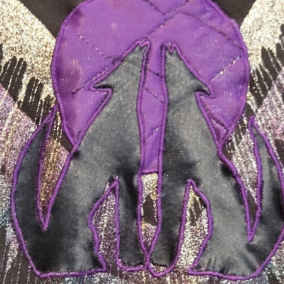 Vintage Southwestern Spin Art Painted Tshirt Coyote Howling At The Moon XL - Picture 3 of 8